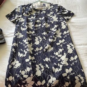 Navy and White Pretty JCrew Dress